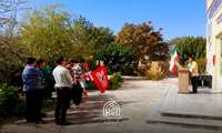 برگزاری آیین اهتزاز پرچم جمهوری اسلامی ایران در دانشکده علوم قرآنی بجنورد 